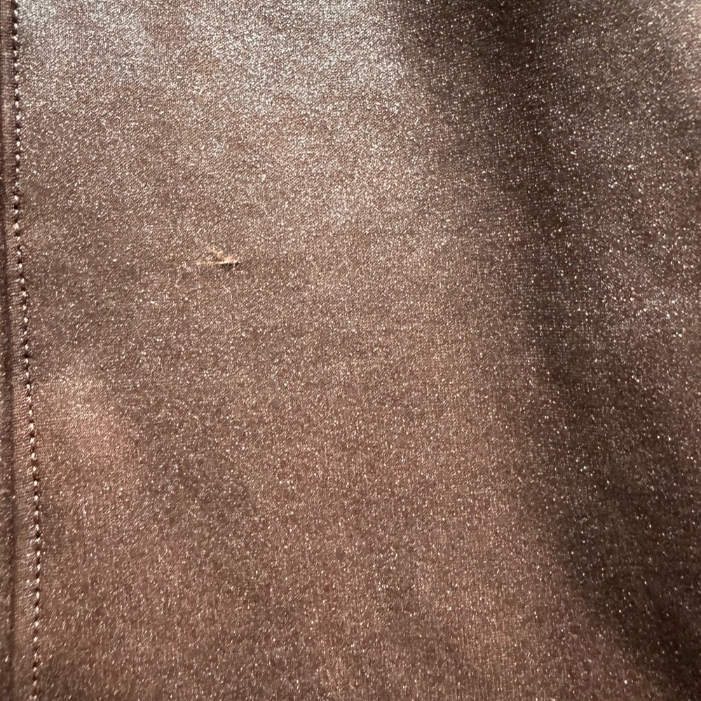 Spanx Brown faux leggings size XS - Picture 5 of 7